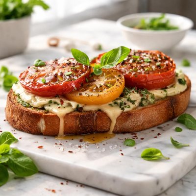 Image of Broiled Tomato Sandwich