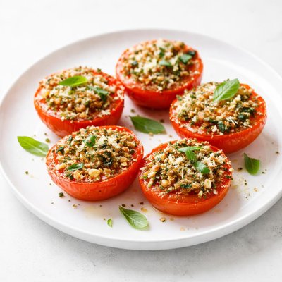 Image of Broiled Tomatoes Italian Style
