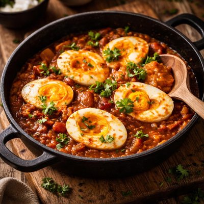 Image of Broken Egg Curry