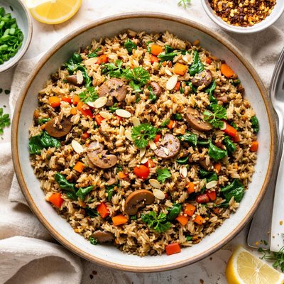 Image of Brown and Wild Rice Pilaf