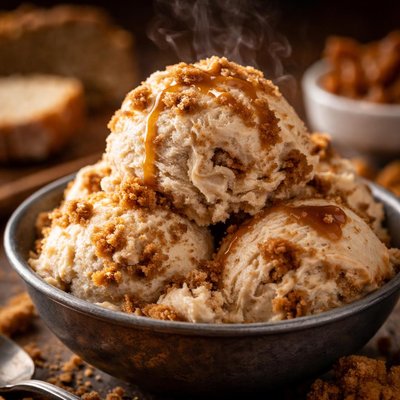 Image of Brown Bread Ice Cream No Ice Cream Maker Necessary