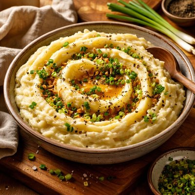Image of Brown Butter and Scallion Mashed Potatoes