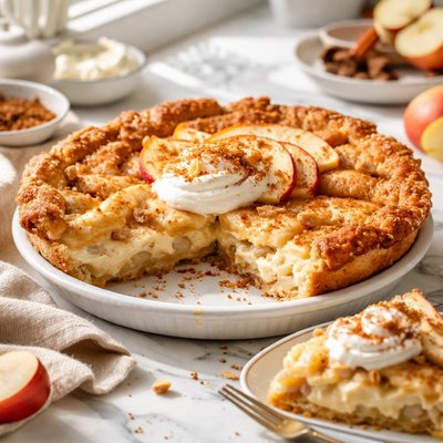 Image of Brown Butter Creamy Apple Pie