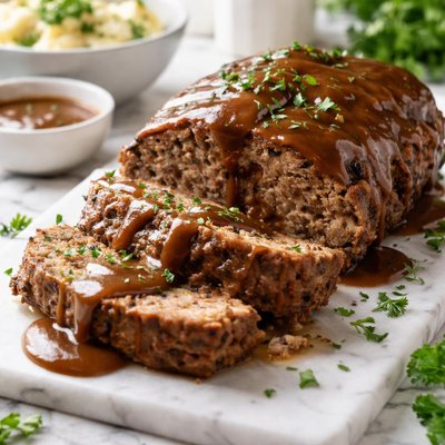 Image of Brown Gravy Meatloaf