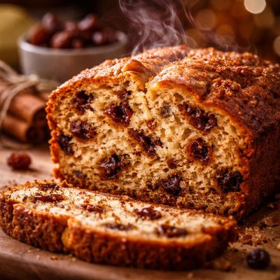 Image of Brown Raisin Cake Dutch Quick Bread