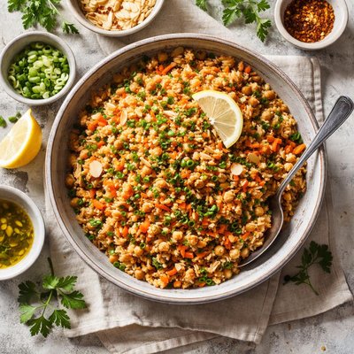 Image of Brown Rice and Carrot Pilaf