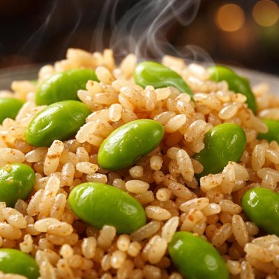 Image of Brown Rice and Edamame