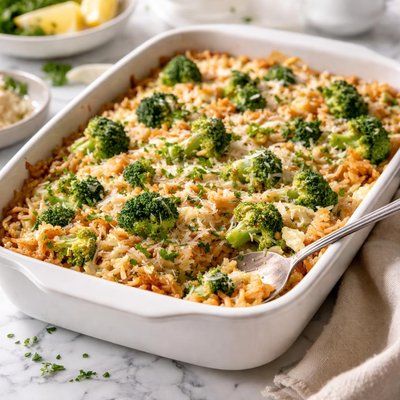 Image of Brown Rice Broccoli Casserole