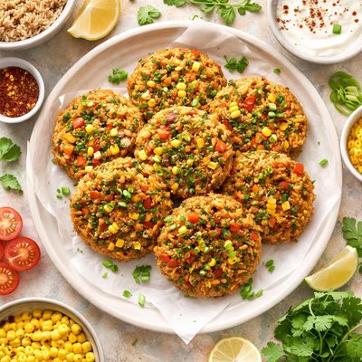 Image of Vegetarian Brown Rice Cake