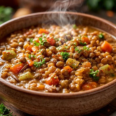 Image of Brown Rice Lentil Soup