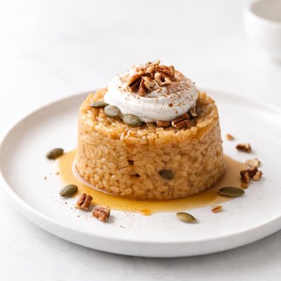 Image of Brown Rice Pumpkin Pudding