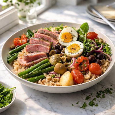 Image of Brown Rice Salade Nicoise