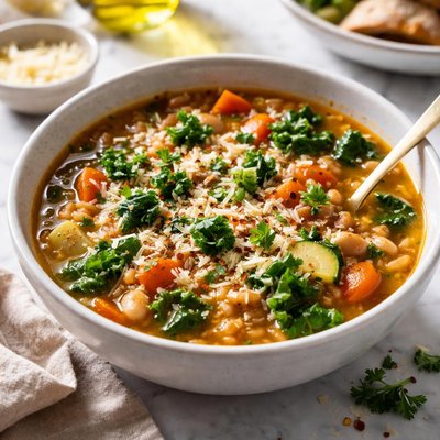 Image of Brown Rice Vegetable Soup