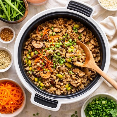 Image of Brown Rice with Miso Rice Cooker