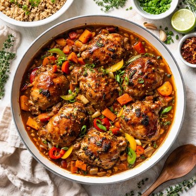 Image of Whole30 Brown Stew Chicken