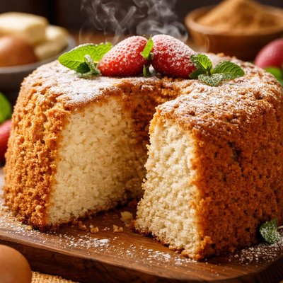 Image of Brown Sugar Angel Food Cake