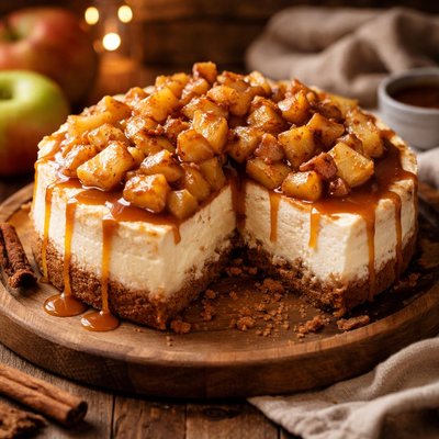 Image of Brown Sugar Apple Cheesecake