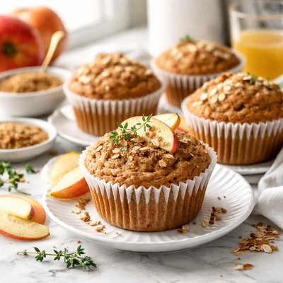 Image of Brown Sugar Applesauce Muffins