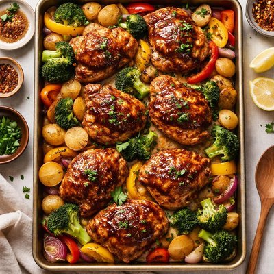 Image of Brown Sugar Chicken and Veggies