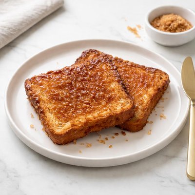 Image of Brown Sugar Crusted Baked Toast
