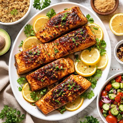Image of Brown Sugar Grilled Salmon