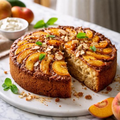 Image of Brown Sugar Peach Cake
