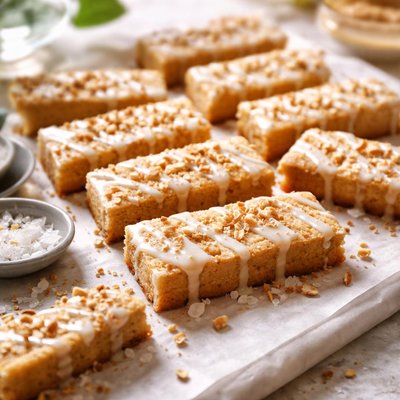 Image of Browned Butter Pan Shortbread with Glaze