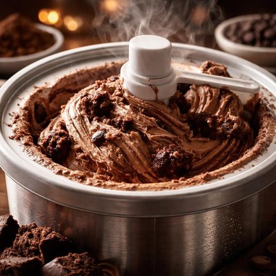 Image of Brownie Batter Ice Cream Electric Ice Cream Maker