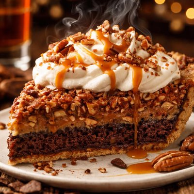 Image of Brownie Bottom Bourbon Pie