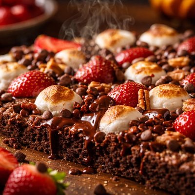 Image of Brownie Pizza Paula Deen