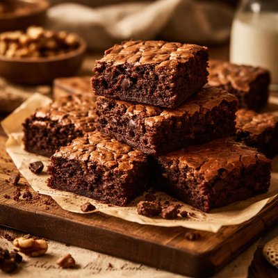 Image of Brownie Recipe Adapted from the Shomron Chef