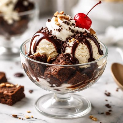 Image of Vegan Brownie Sundae