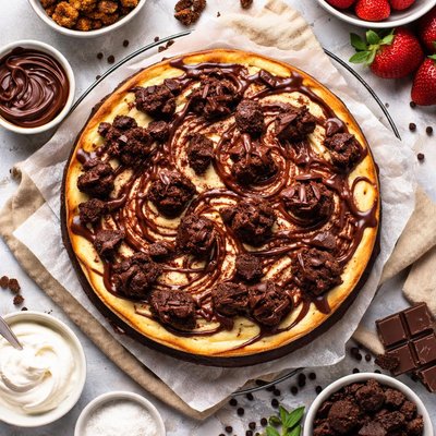 Image of Brownie Swirl Cheesecake
