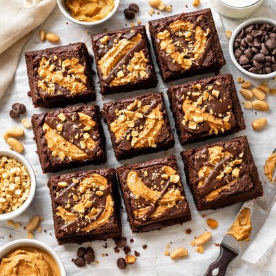 Image of Brownies with Peanut Butter