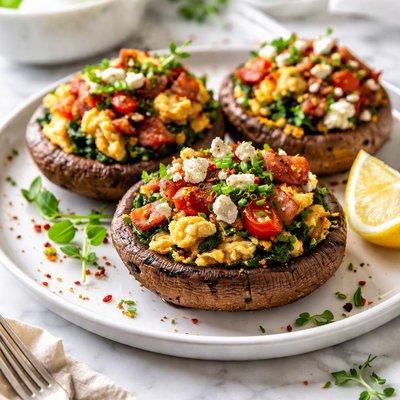 Image of Brunch Portabella Stuffed Mushrooms