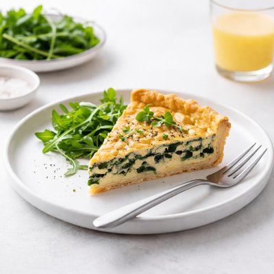 Image of Brunch Quiche of Spinach and Gouda