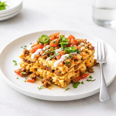 Image of Brunch Sausage Enchilada Casserole