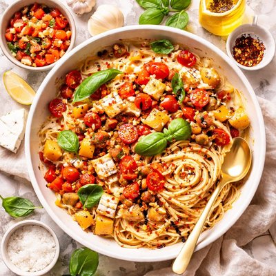 Image of Bruschetta Brie Pasta