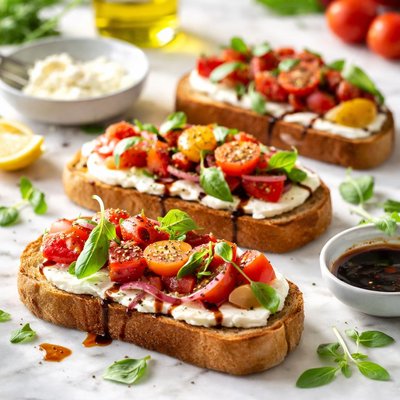 Image of Bruschetta with Goat Cheese