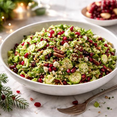 Image of Brussels Sprouts Christmas Salad