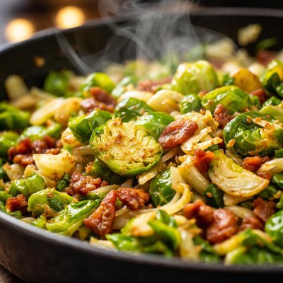 Image of Brussels Sprouts Hash with Shallots