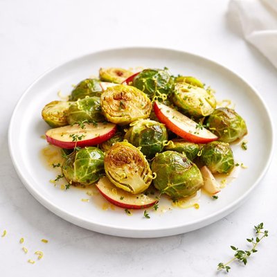 Image of Brussels Sprouts with Apple Cider and Lemon Thyme