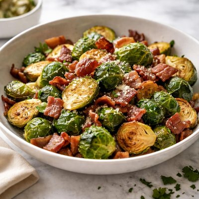 Image of Brussels Sprouts with Applewood Bacon