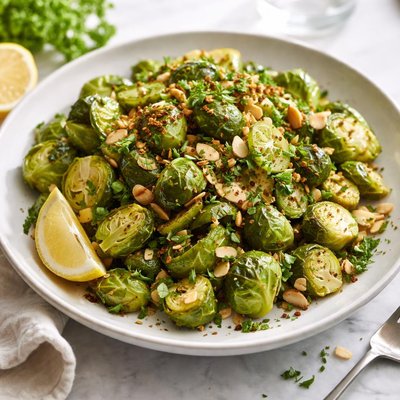 Image of Brussels Sprouts with Celery