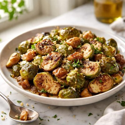 Image of Brussels Sprouts with Chestnut Butter