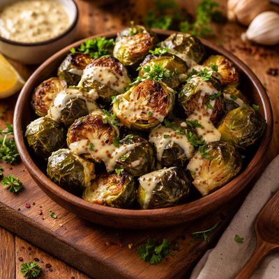 Image of Brussels Sprouts with Dijon Sauce