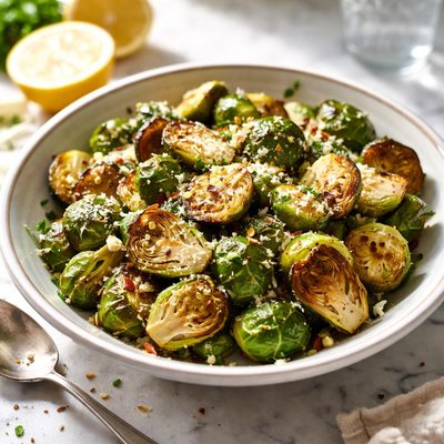Image of Brussels Sprouts with Garlic and Lemon