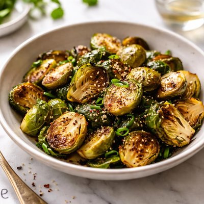 Image of Brussels Sprouts with Sesame Seeds