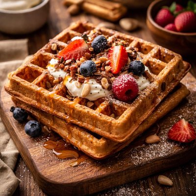 Image of Wafle de Bruselas sin gluten