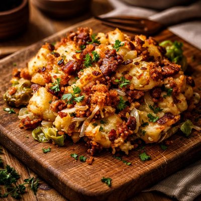Image of Bubble and Squeak Traditional British Fried Leftovers